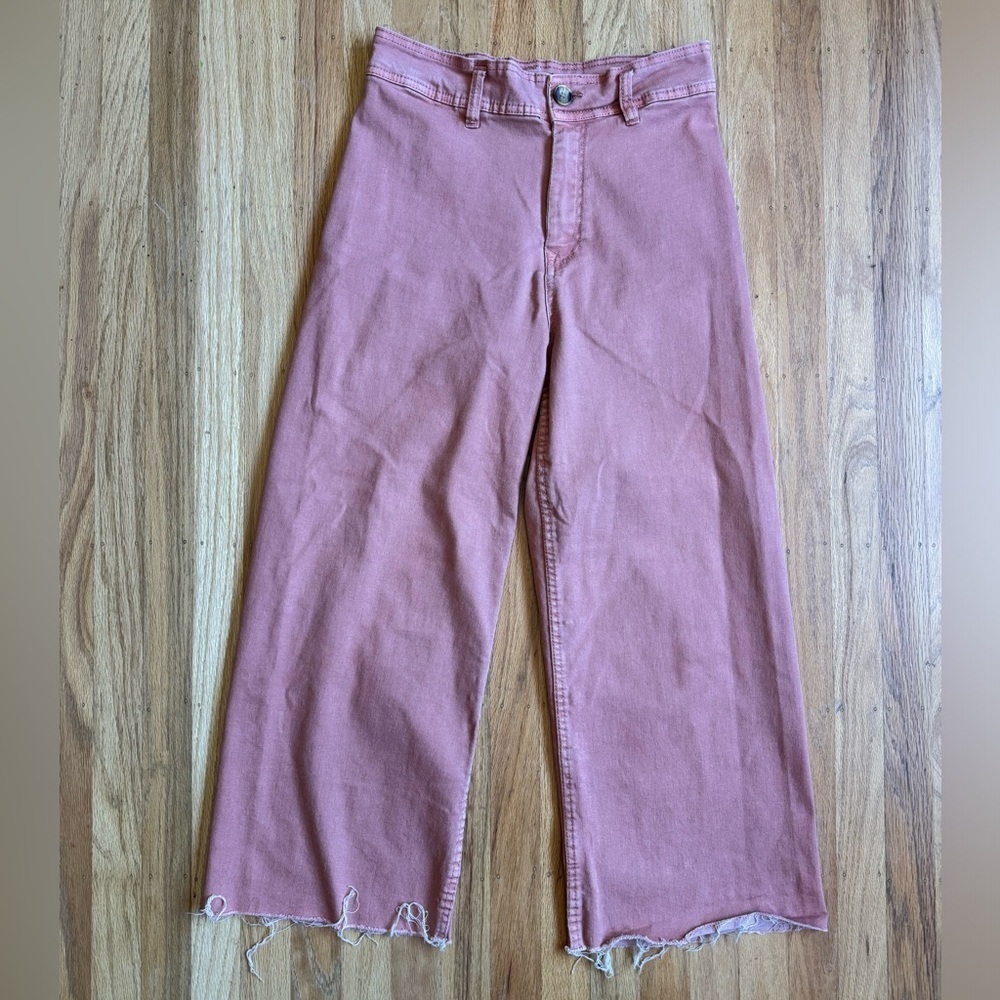 Black Tape_ High Rise Culotte Jeans - Picture 2 of 9